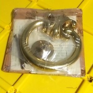 Solid brass door knocker